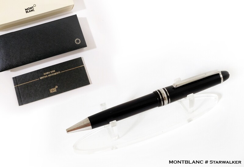 Refurbished Montblanc Meisterstück Classique (Mid Size)​ Ballpoint Pen - Black With Platinum Trims