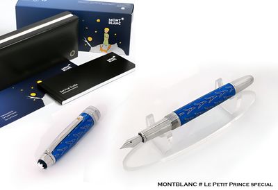 Montblanc Meisterstuck Le Petit Prince (Mid-Size) Blue Fountain Pen - Refurbished