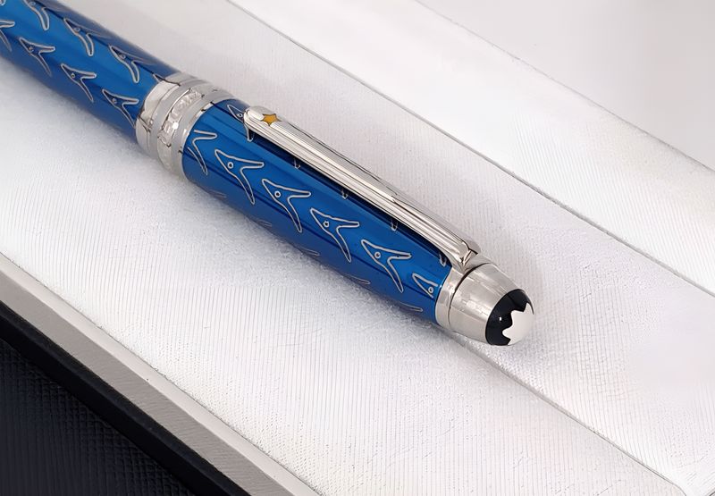 Montblanc Meisterstuck Le Petit Prince (Mid-Size) Blue Fountain Pen - Refurbished