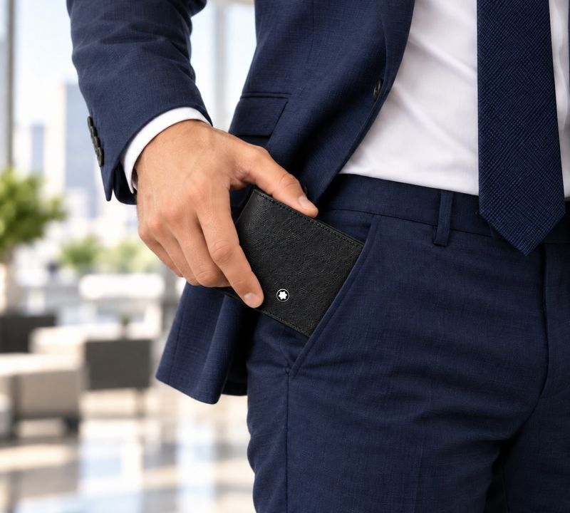 Montblanc Sartorial Wallet 6cc For Men's - 130315