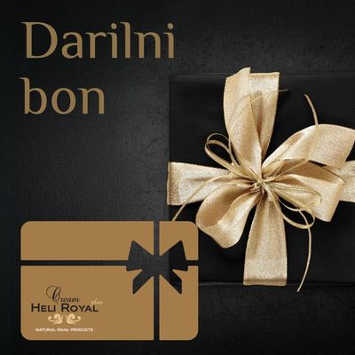 Darilni bon - Heliroyal Plus polžja krema ali šampon? Oboje?– Popolno božično ali novoletno darilo za sijočo kožo in lase.