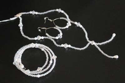 Bespoke Bridal Set crystal/pearl