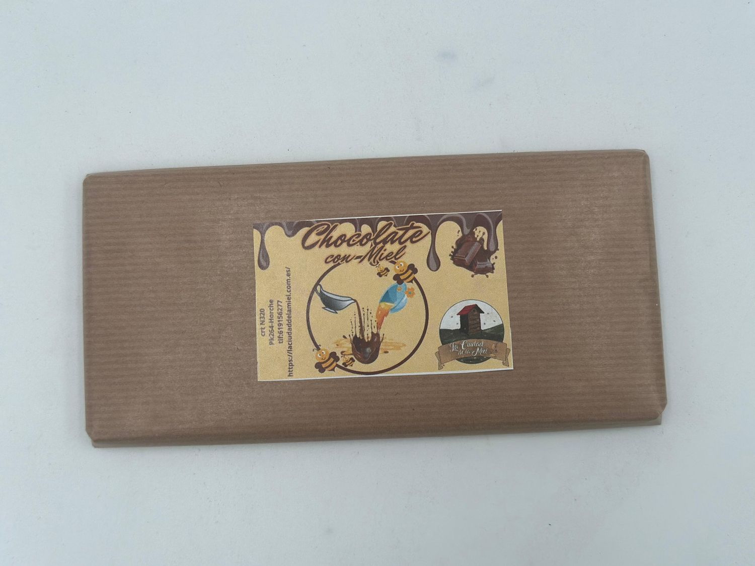 CHOCOLATE PURO CON MIEL (125 gr)