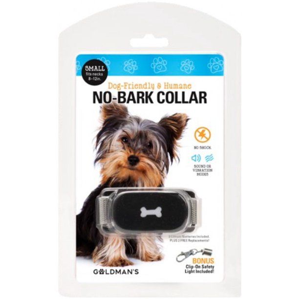 Goldman&#39;s No-Bark Training Dog Collar Friendly and Humane - Size Small