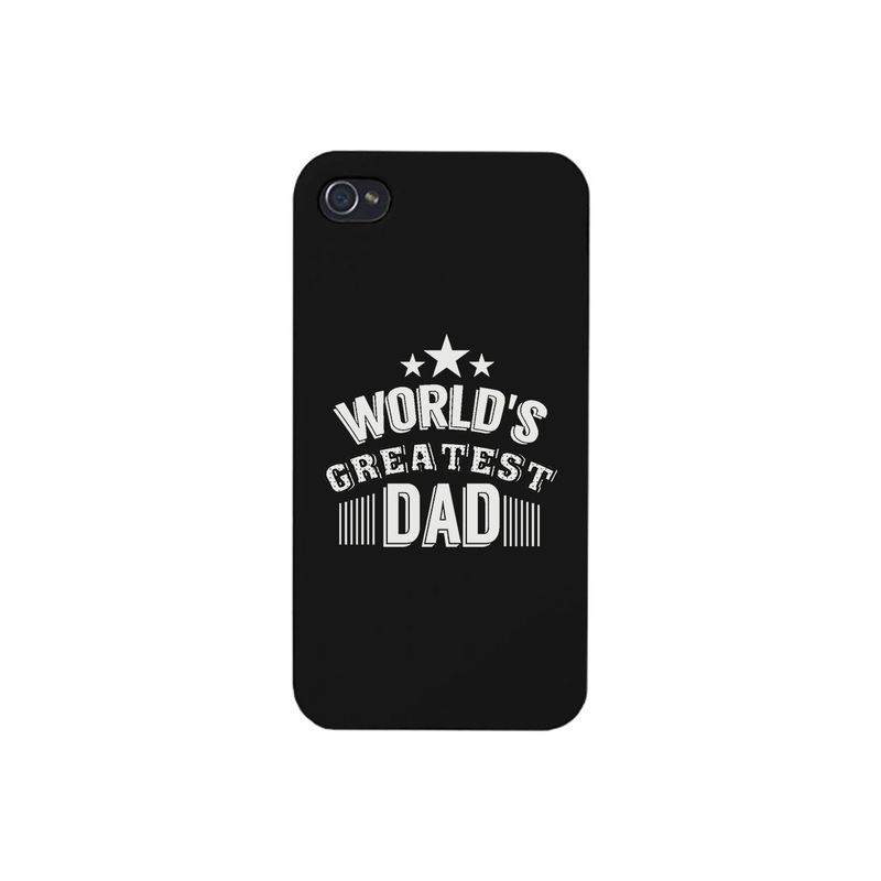 World&#39;s Greatest Dad Black Phone Case