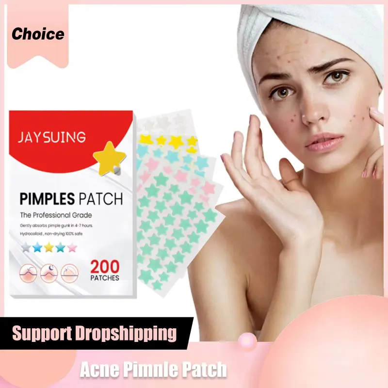 Star Acne Pimple Patches Colorful Breathable Acne Removal Absorb