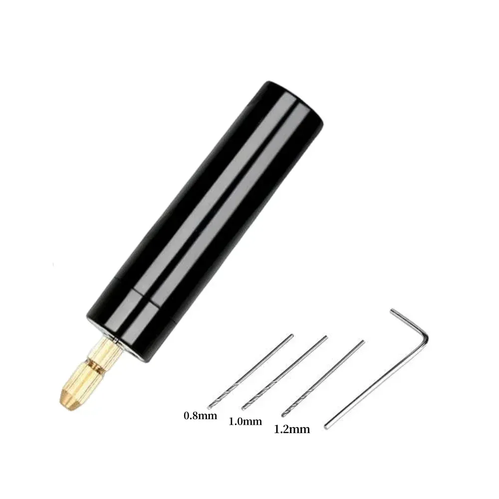 Handheld Mini Electric Drill DIY Electric USB Electric Drill Tools For, Color: 5pcs set