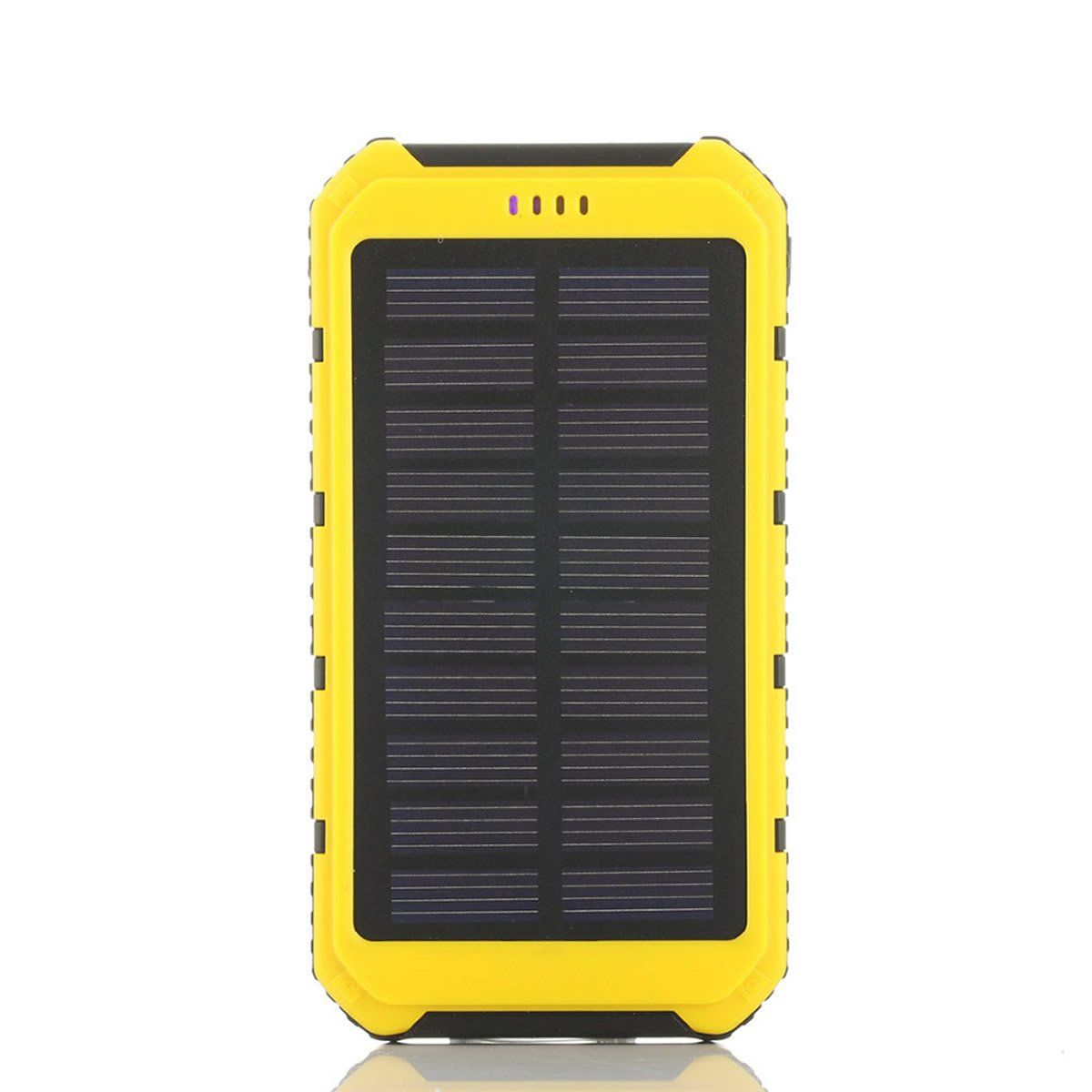 Roaming Solar Power Bank Phone or Tablet Charger, Color: Yellow