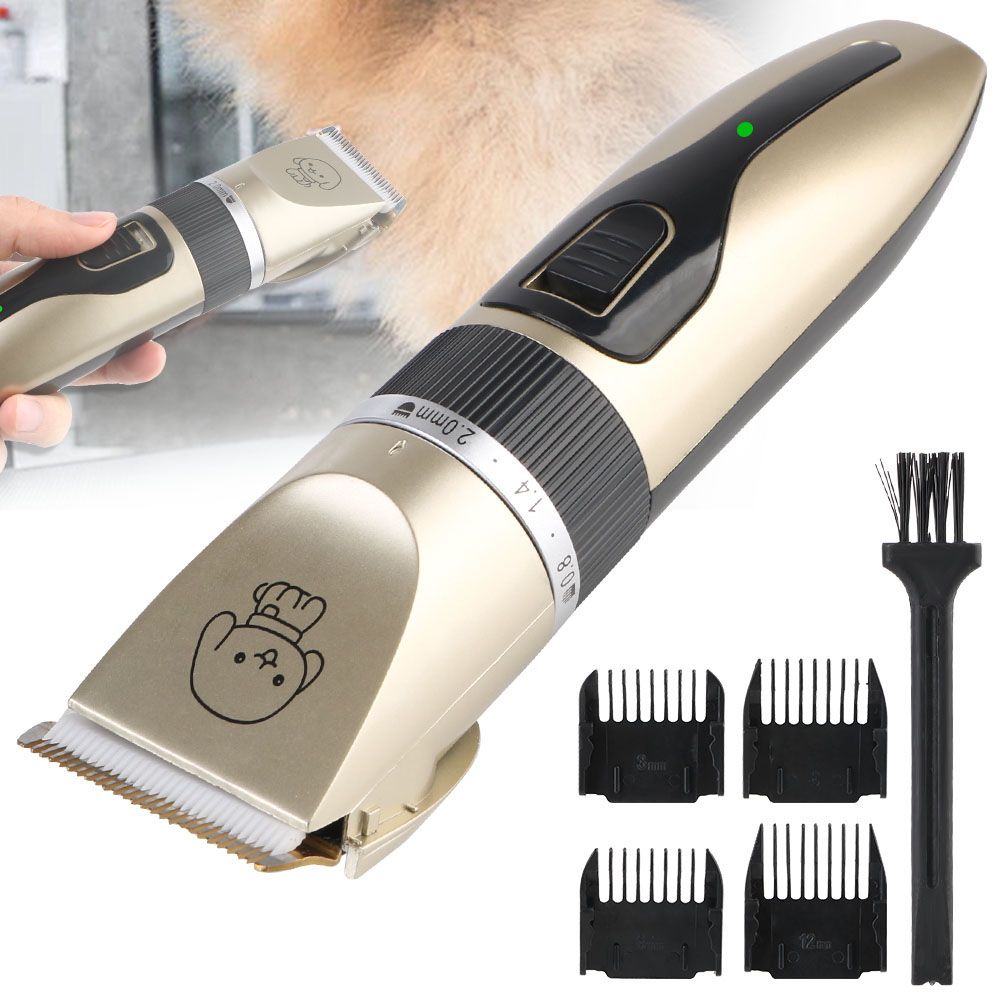 Pet Hair Clipper Haircut Trimmer Shaver Set For Rabbit Dog Cat Puppy Grooming Clipper Cutter Pet Supplies Electric Scissors