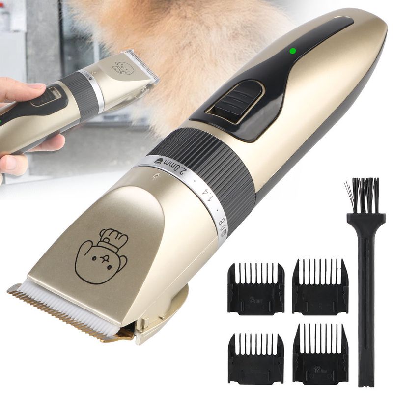 Pet Hair Clipper Haircut Trimmer Shaver Set For Rabbit Dog Cat Puppy Grooming Clipper Cutter Pet Supplies Electric Scissors