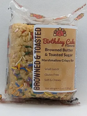 Birthday Cake Marshmallow Crispy Treat