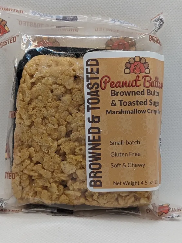 Peanut Butter Marshmallow Crispy Bar