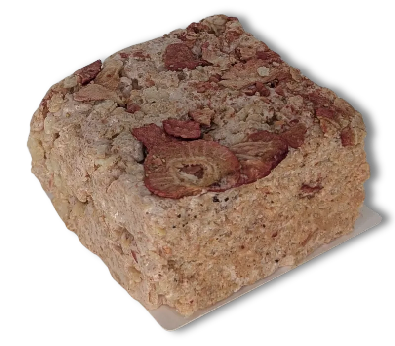 Strawberry Marshmallow Crispy Bar