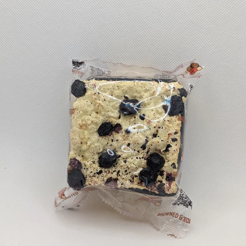 Lemon Blueberry Marshmallow Crispy Treat