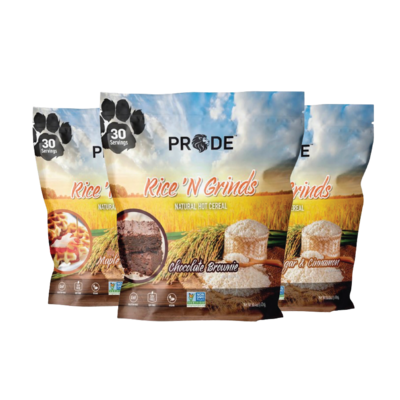 RICE &#39;N GRINDS - NATURAL HOT RICE CEREAL