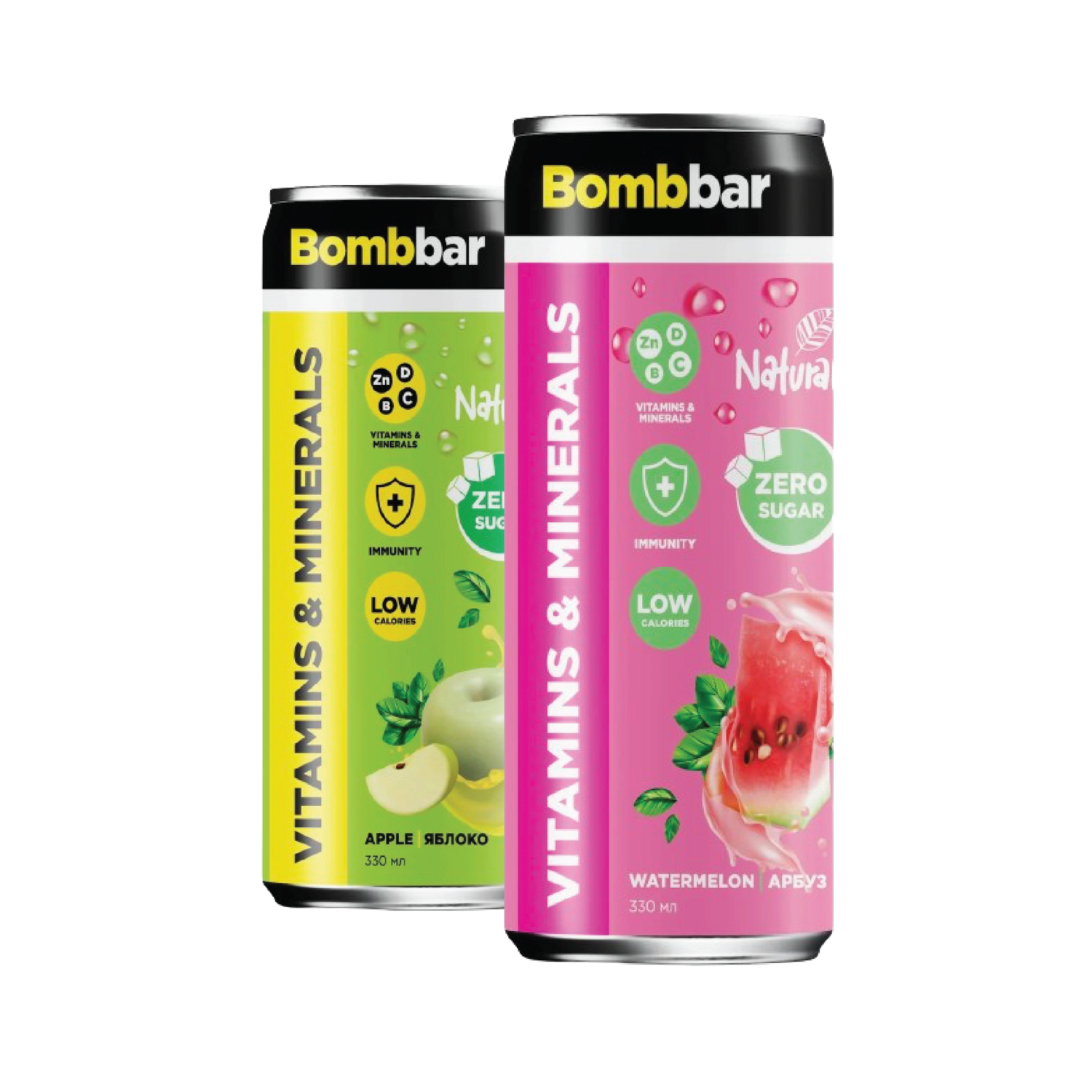 BOMBBAR VITAMINS &amp; MINERALS DRINK 330ML