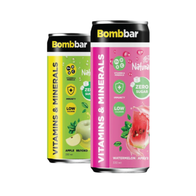 BOMBBAR VITAMINS &amp; MINERALS DRINK 330ML