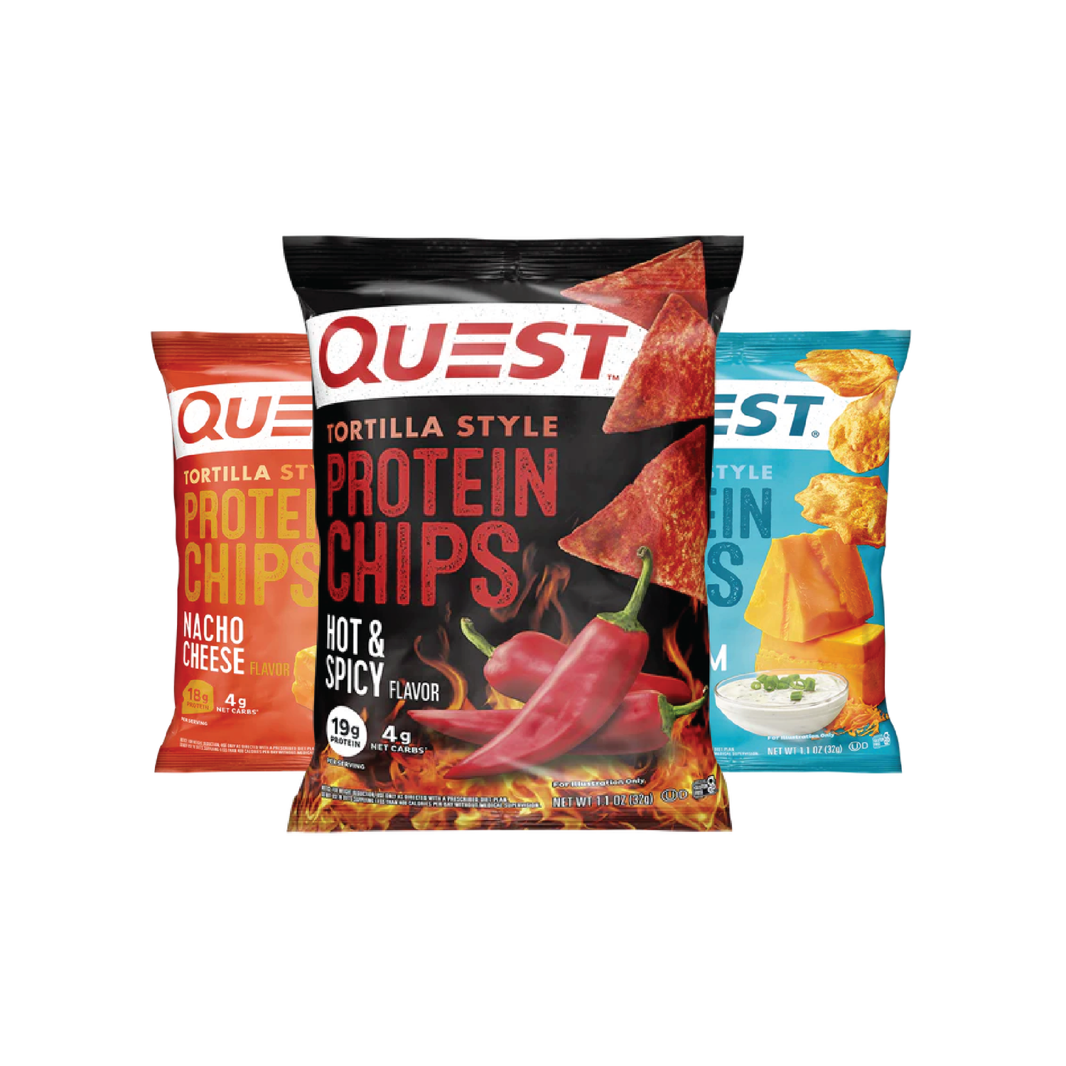 QUEST NUTRITION TORTILLA STYLE PROTEIN CHIPS