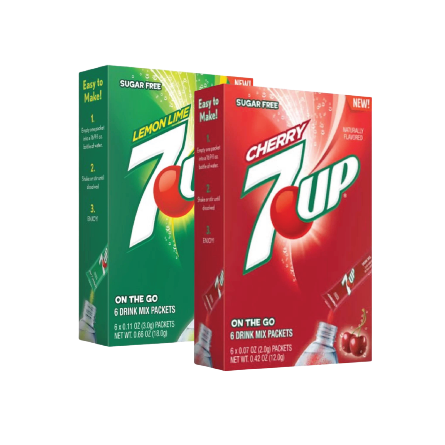 7UP SODA SINGLES TO GO HYDRATION WATER ENHANCER