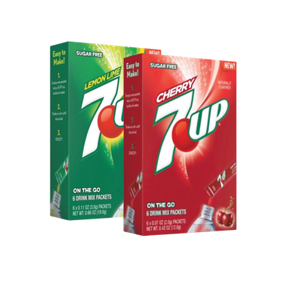 7UP SODA SINGLES TO GO HYDRATION WATER ENHANCER