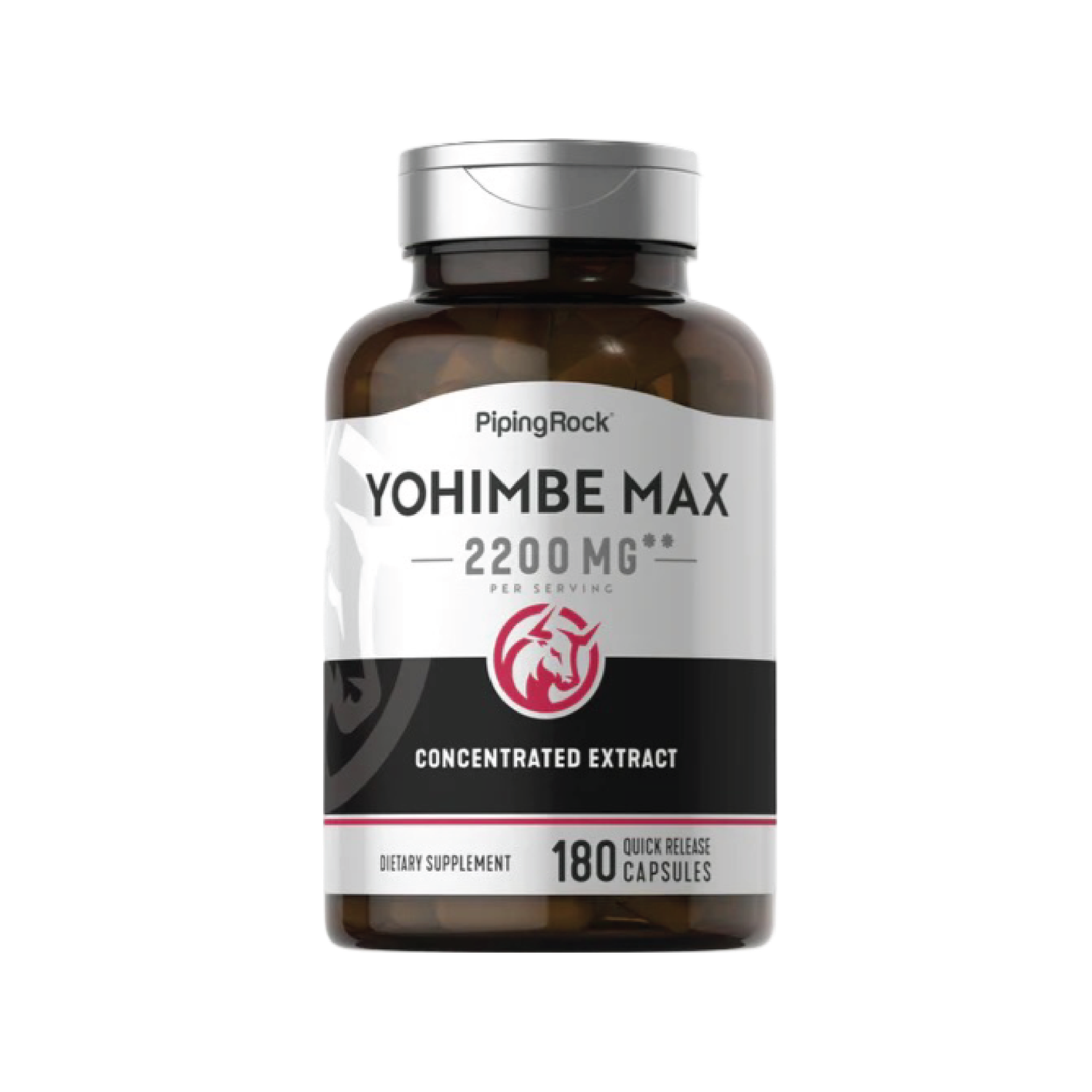 PIPING ROCK YOHIMBE MAX 2200 MG (PER SERBING) 180 QUICK RELEASE CAPSULES