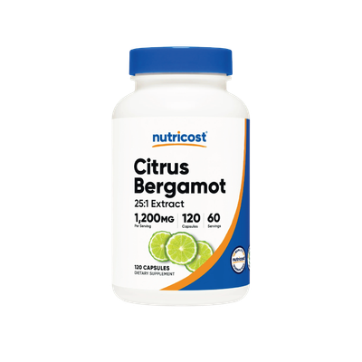 NUTRICOST CITRUS BERGAMOT (120 CAPSULES 60 SERVINGS / 1,200 MG PER SERVING)