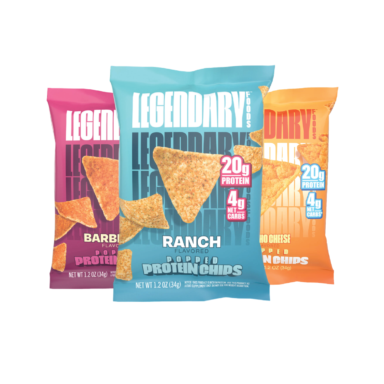LEGENDARY FOODS POPPED PROTEIN CHIPS