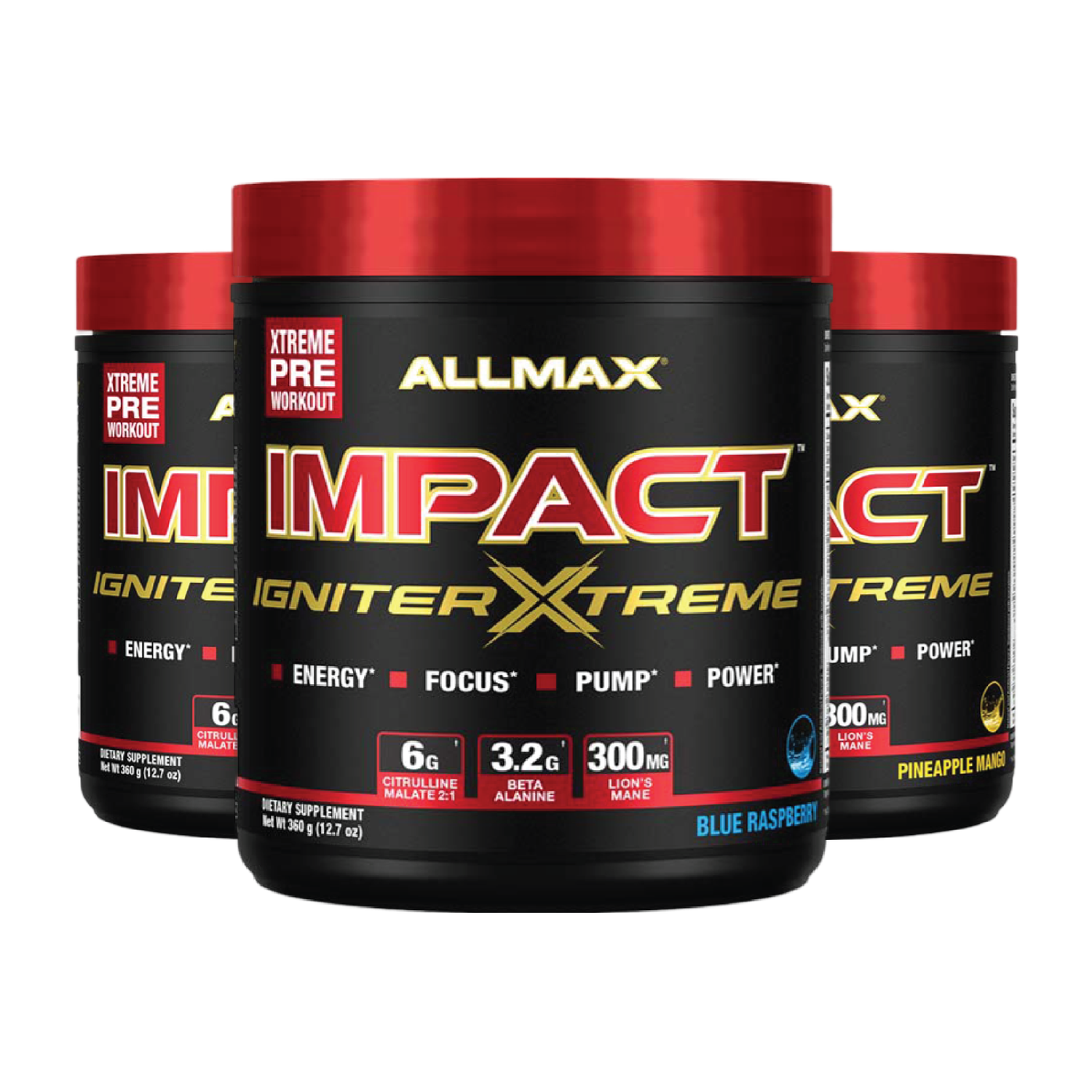 ALLMAX IMPACT IGNITER XTREME HIGH STIM PRE WORKOUT
