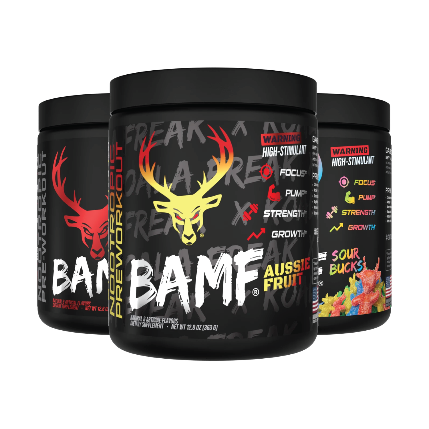 BUCKED UP BAMF HIGH STIMULANT NOOTROPIC PRE-WORKOUT