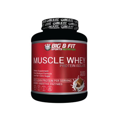 BIG &amp; FIT MUSCLE WHEY PROTEIN ISOLATE MILK CHOCOLATE