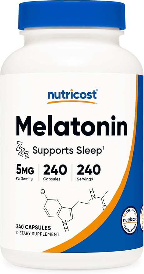 NUTRICOST MELATONIN 5MG 240 CAPSULES