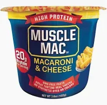 MUSCLE MAC HIGH PROTEIB MAC &amp; CHEESE
