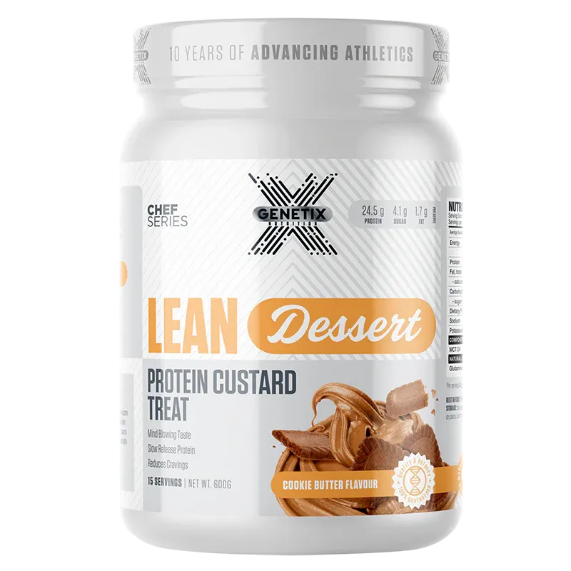 GENETIX NUTRITION LEAN DESSERT PROTEIN CUSTARD TREAT