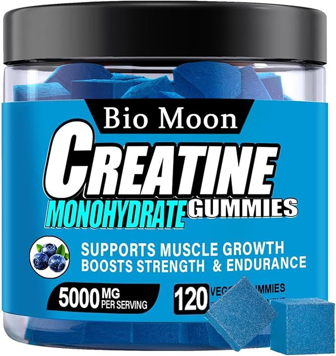 BIO MOON CREATINE MONOHYDRATE GUMMIES BLUEBERRY