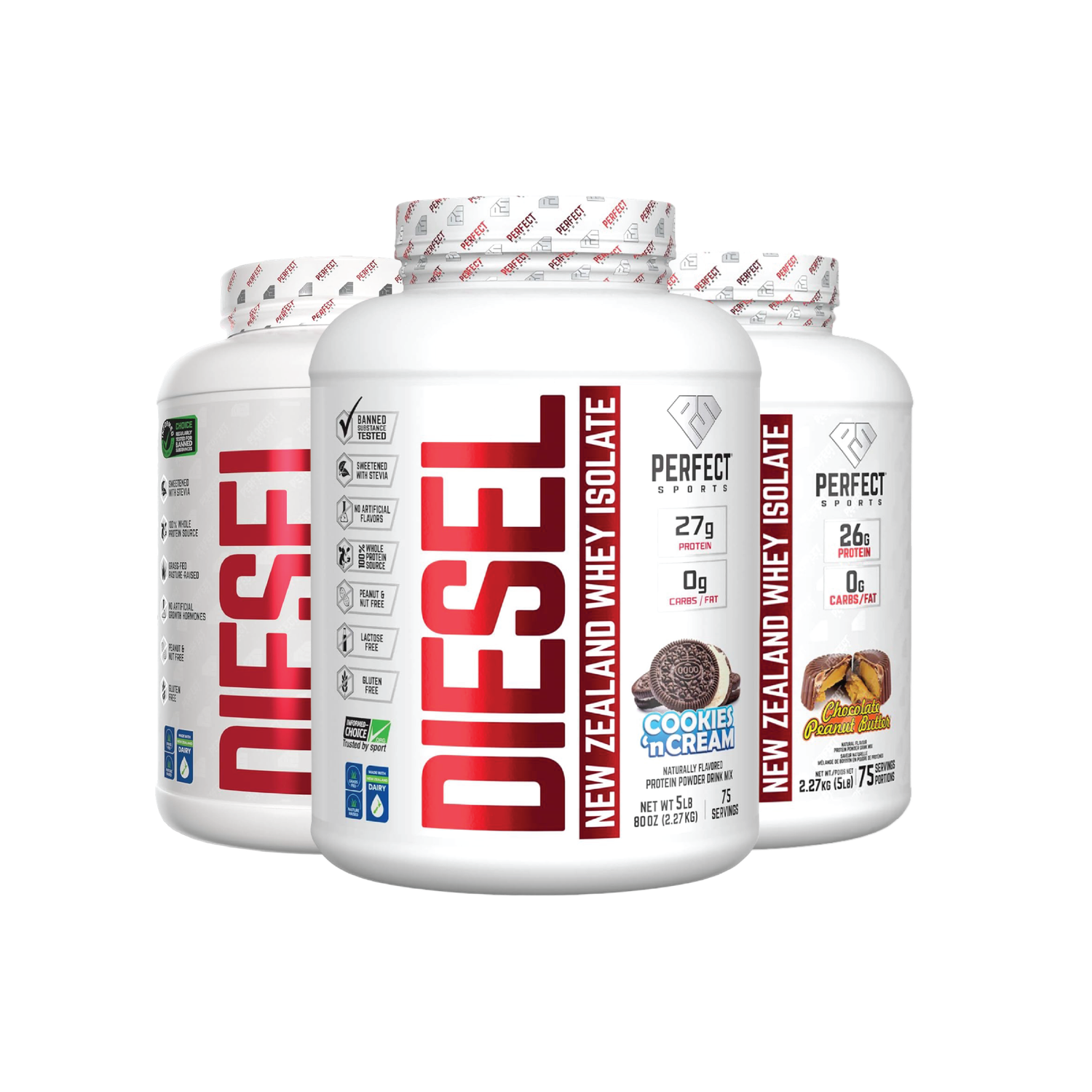 DIESEL NEW ZEALAND WHEY PROTEIN ISOLATE 5LB