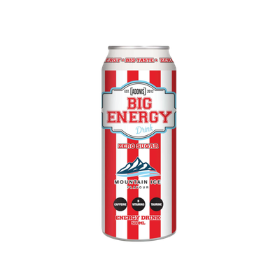 ADONIS BIG ENERGY DRINK ZERO SUGAR 500ML