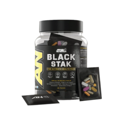 APPLIED NUTRITION BLACK STAK-THE ULTIMATE HEALTH PACK 30 PACKETS