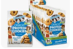 LENNY AND LARRYS CRUNCHY PROTEIN COOKIES (CHOCOALTE CHIP)