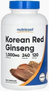 NUTRICOST KOREAN RED GINSENG