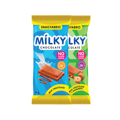 SNAQ FABRIQ MILKY CHOCOLATE 75G