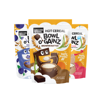 THE FLAVOR GANG BOWL O’ GAINZ HOT CEREAL