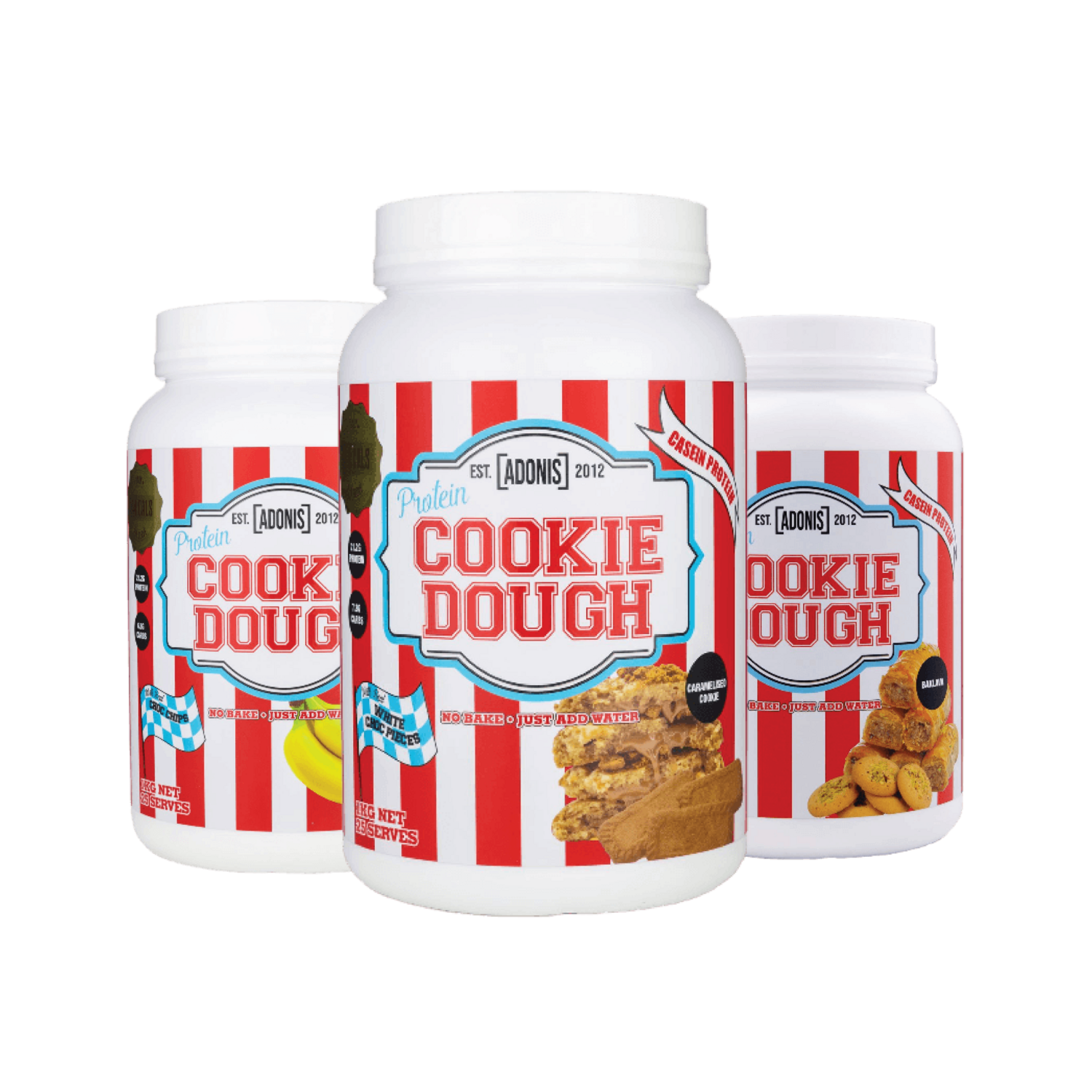 ADONIS PROTEIN COOKIE DOUGH (CASEIN PROTEIN), 1 KG