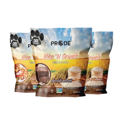 RICE 'N GRINDS - NATURAL HOT RICE CEREAL