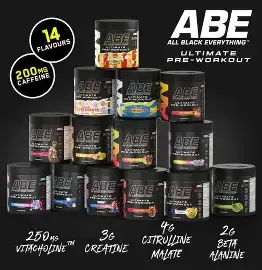 APPLIED NUTRITION ABE ALL BLACK EVERYTHING - EXTREMELY POTENT PRE-WORKOUT POWDER