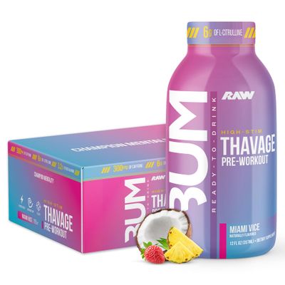 RAW BUM THAVAGE RTD PRE-WORKOUT