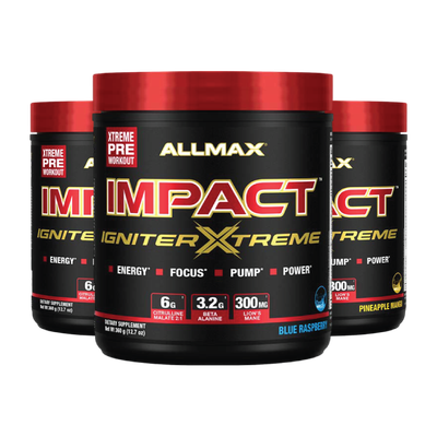 ALLMAX IMPACT IGNITER XTREME HIGH STIM PRE WORKOUT