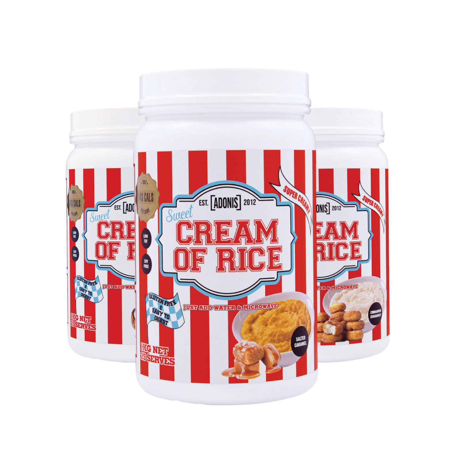 ADONIS PROTEIN SWEET CREAM OF RICE (CARBOHYDRATE) 1KG