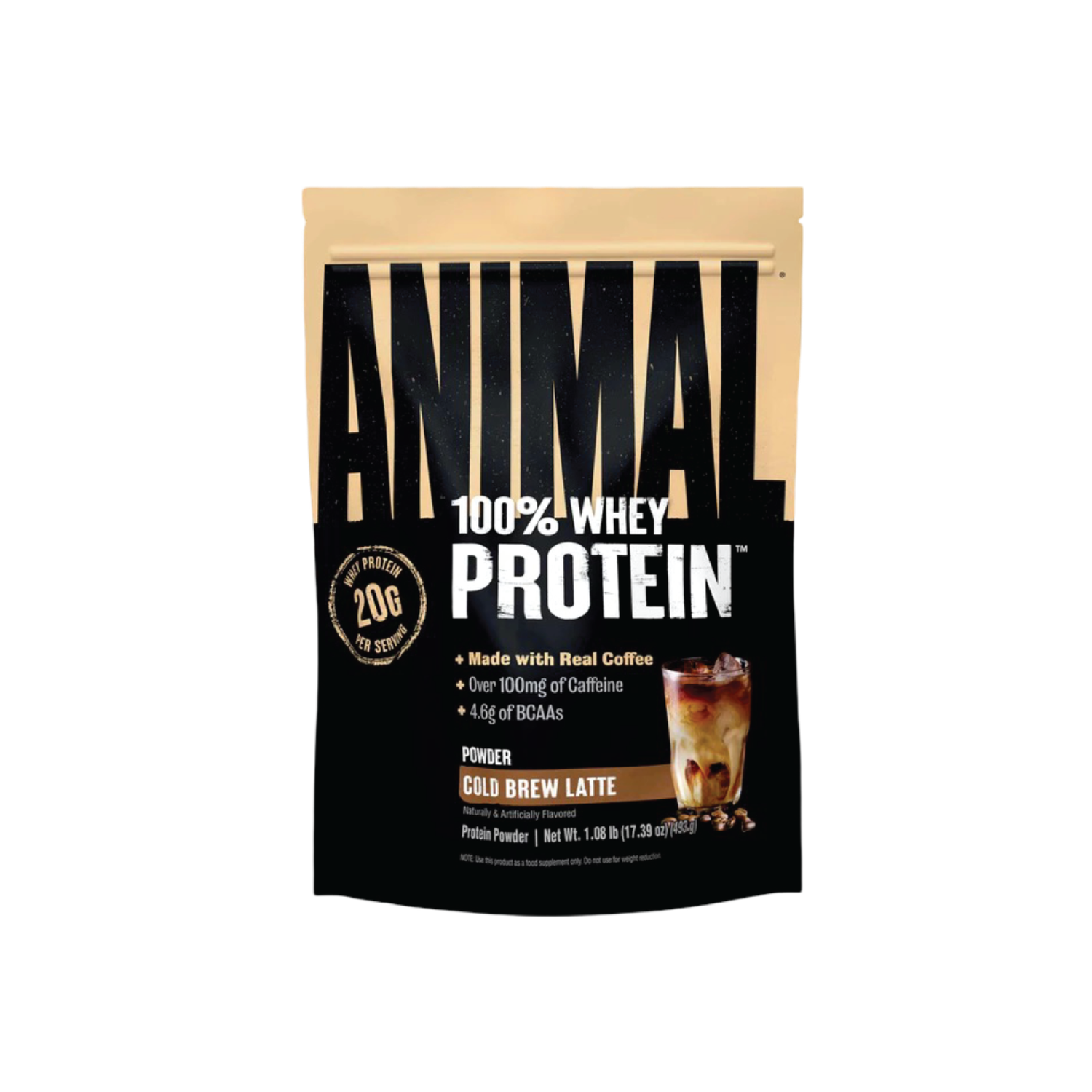 ANIMAL ISOLATE LOADED WHEY PROTEIN COLD BREW LATTE FLAVOUR