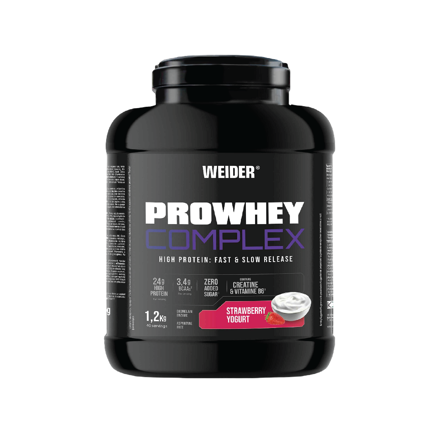 WEIDER PROWHEY COMPLEX STRAWBERRY YOGURT