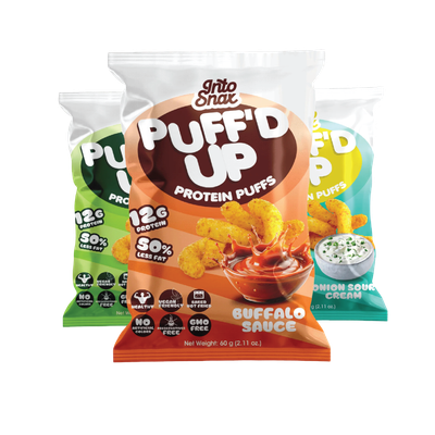 INTO SNAX PUFF'D UP
